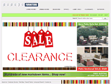 Tablet Screenshot of papayafurniture.com